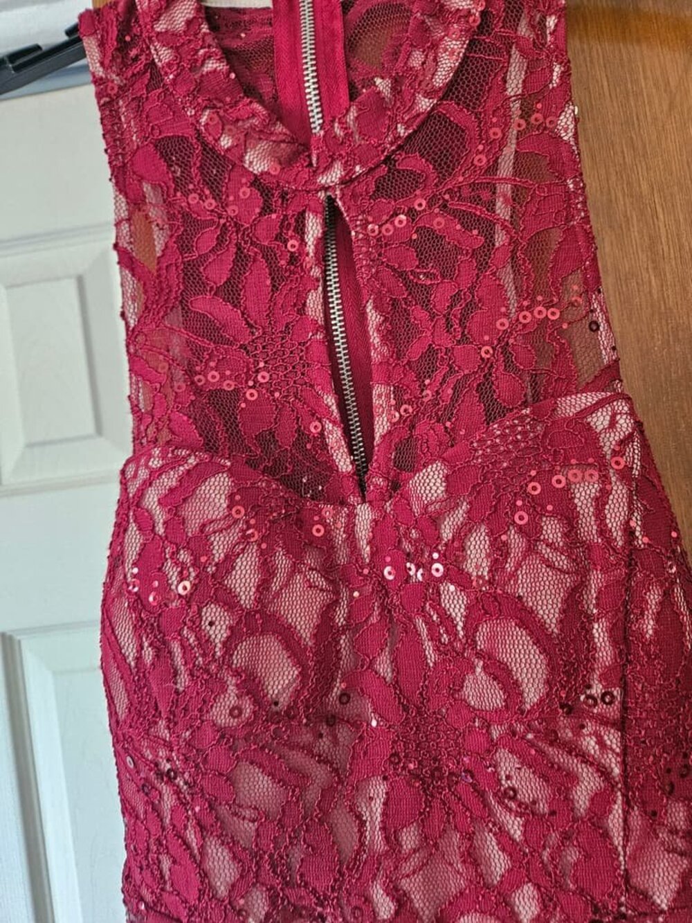 high low halter dress